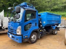 脱着装置付コンテナ車