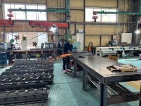 作業風景２：サンダー作業