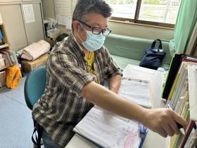 記録の事務仕事