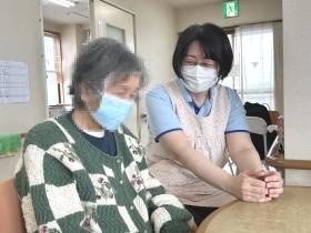 入居者様とコミュニケーション