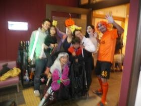 京都花宿でのハロウィンパーティの様子