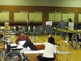 リハビリテーションの様子（サニーヒル）