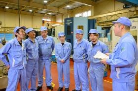 朝のミーティング