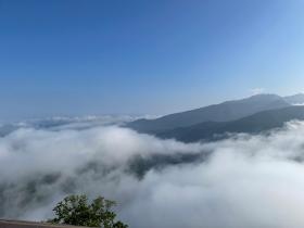 黒岳ロープウェー７合目。初夏～雲海を体験することもできます