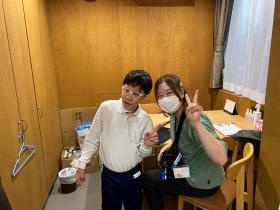 アジール放課後等ディサービスの利用者さんと職員