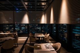 ３Ｄ調光スクリーンＦＵＧＡ（フーガ）◆東京丸ビル最上階にて