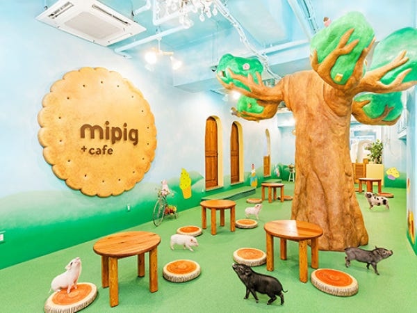 大阪店は「ヘンゼルとグレーテルのお菓子のおうち」がテーマで、まるで絵本の世界にいるような内装です。