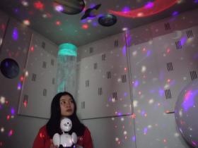 世界初のスヌーズレンルームとＯｒｉｈｉｍｅです。癒されます。