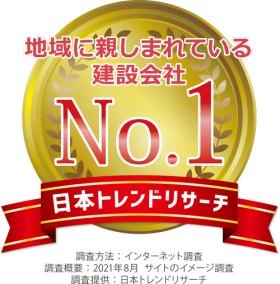 日本トレンドリサーチ調査報告においてキャッチフレーズを獲得