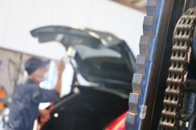 メカニック作業区画