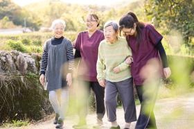 日課の散歩は季節を感じられます