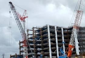 仮設工事の様子