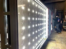 大型内照式看板製作風景