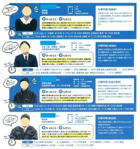 仕事内容（社員の一日）