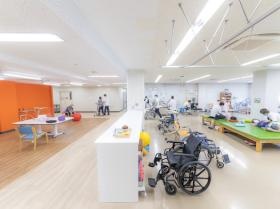 開放的なリハスペースです