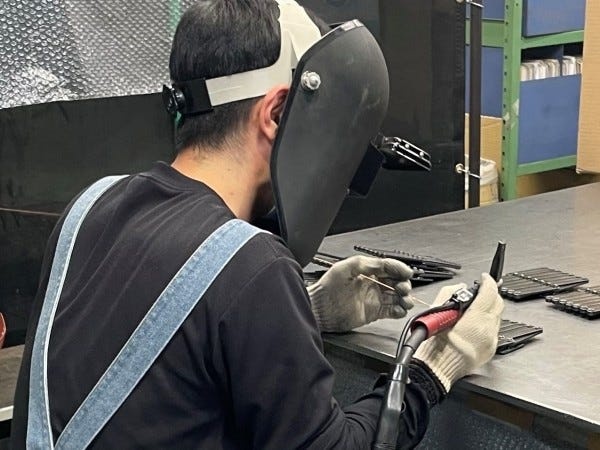 必須条件は溶接経験のある方