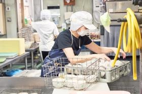 洗浄業務の様子