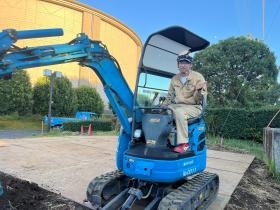 【工事の様子】掘削作業