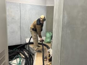 【工事の様子】配線作業