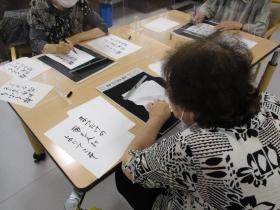 クラブ活動（書道）