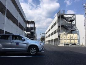 社員寮 東側から