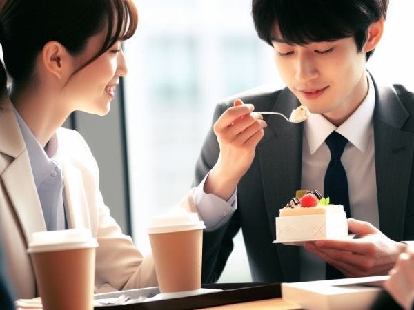 差し入れのスイーツは社員の楽しみです。