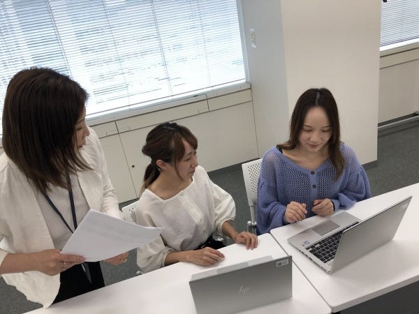 しっかりと研修したのちに実務に入っていただけます◎