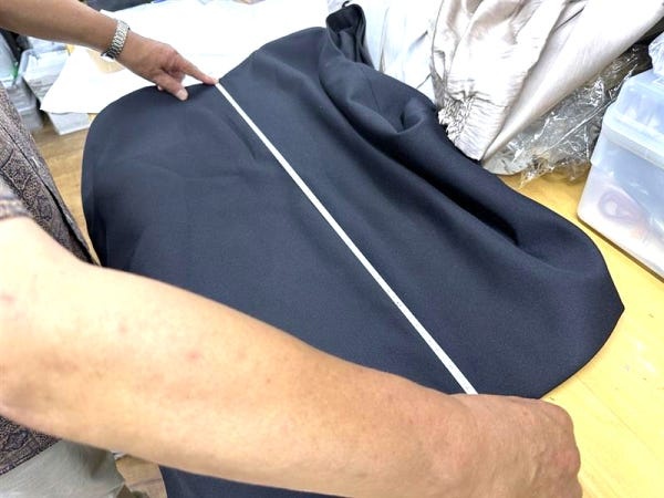 洋服検品検寸担当者