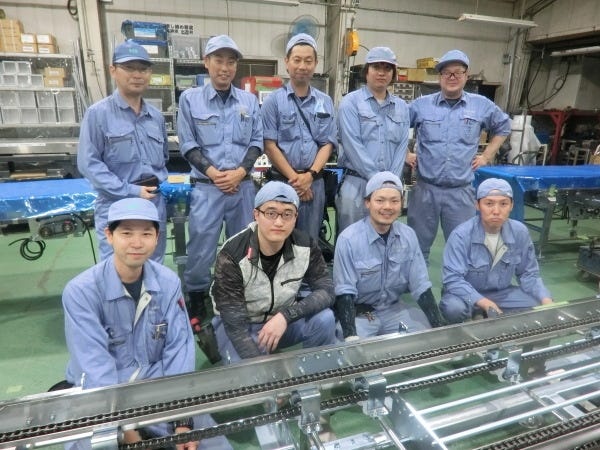 機械組立スタッフ・選考フロー（普通自動車免許・AT可）