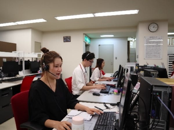 カスタマーサポート・修理受付コールセンター・事務職