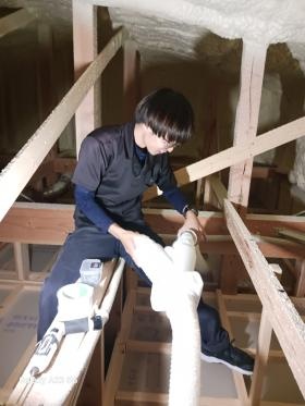 天井内換気工事