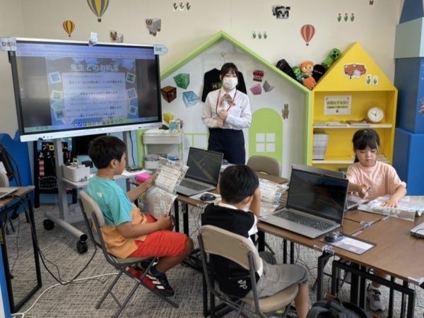 1クラス5人までの少人数制です。