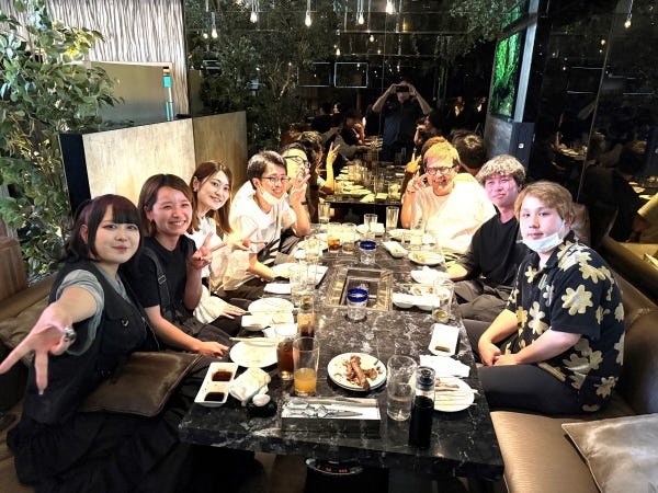 社内イベント（直近でもBBQに行きました！）も積極的に行っています。任意参加ですが、多くのスタッフが参加してくれました！
