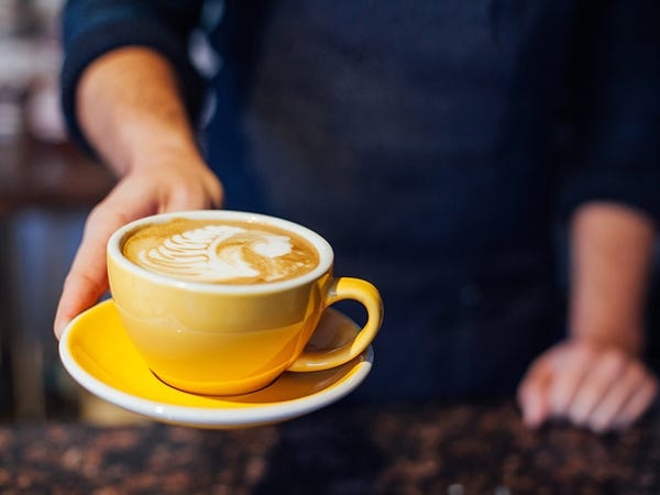 ラテアートも提供しています