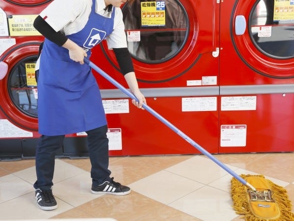 副業の清掃・コインランドリー清掃員（WワークOK）