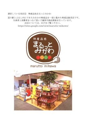事業の概要（店舗運営 道の駅売店について）