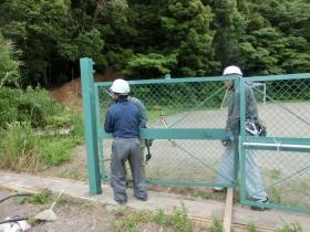 フェンス施工写真