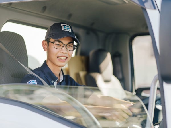 トラック配送はインフラです！みんな自分たちの仕事に誇りをもって取り組んでいます！