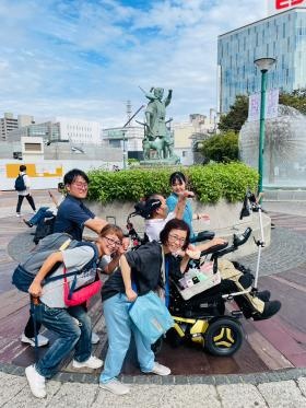 重度訪問介護ではおうちの中を飛び出し外出支援も行います♪