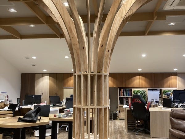 松原オフィスはとてもオシャレな空間です。