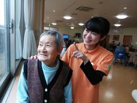 ご利用者様とスタッフ