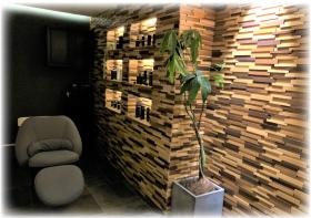 半個室のシャンプースペース