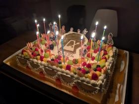 １０周年ケーキ