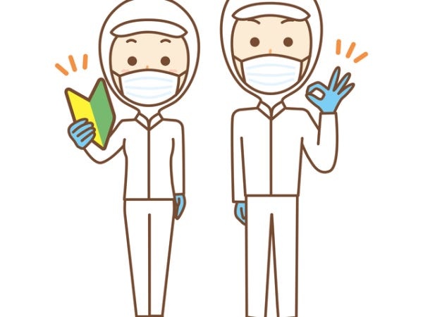 クリーンルーム内の作業！