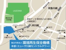 ＪＲ川崎駅より徒歩３分。雨に濡れずに出勤可能です◎