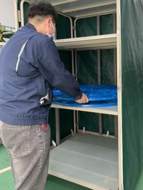 梱包作業の様子