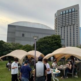 バーベキューは家族参加可能（希望者のみ）