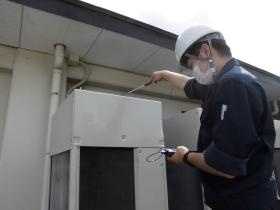 某図書館 空調保守作業