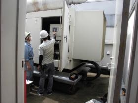 某消防署 非常発電機保守作業