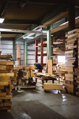 工場内加工状況